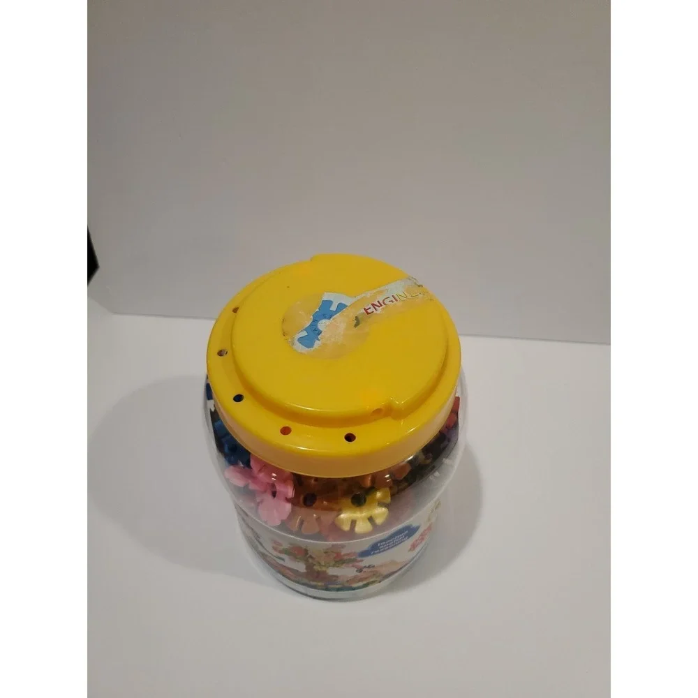 VIAHART Official Brain Flakes 500 Piece Interlocking Plastic Disc STEM Set